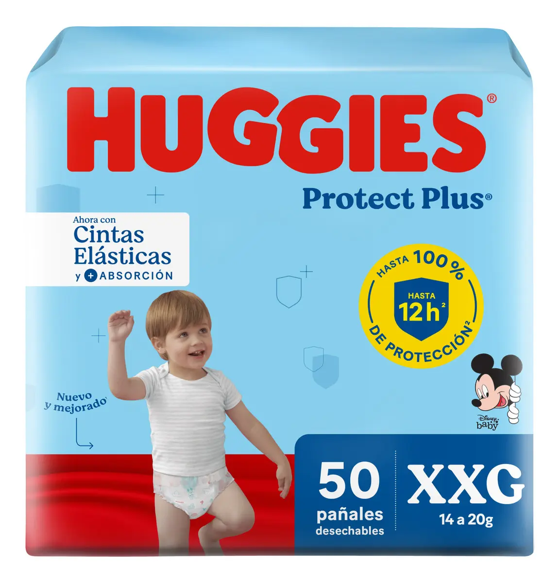 HUGGIES PROTECT PLUS - Talle XXG x50