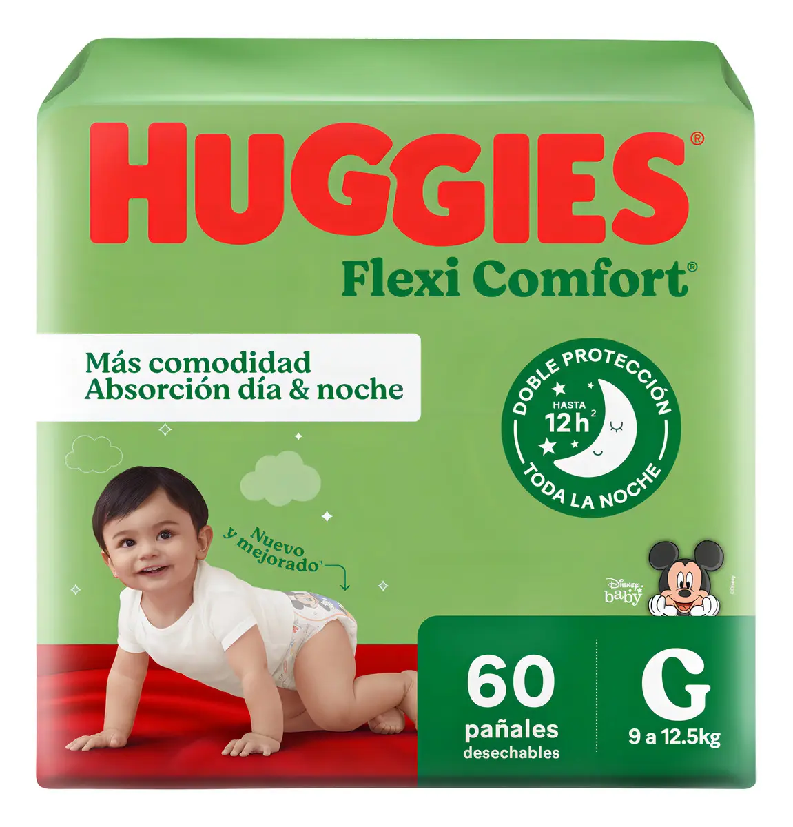 HUGGIES FLEXI COMFORT - Talle G x60