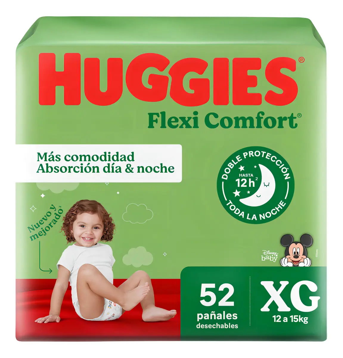 HUGGIES FLEXI COMFORT - Talle XG x52